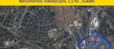Nieruchomość inwestycyjna 1,5 ha, Suwałki