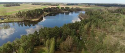 Działka z linią brzegową jeziora Bolesty, gm. Raczki 