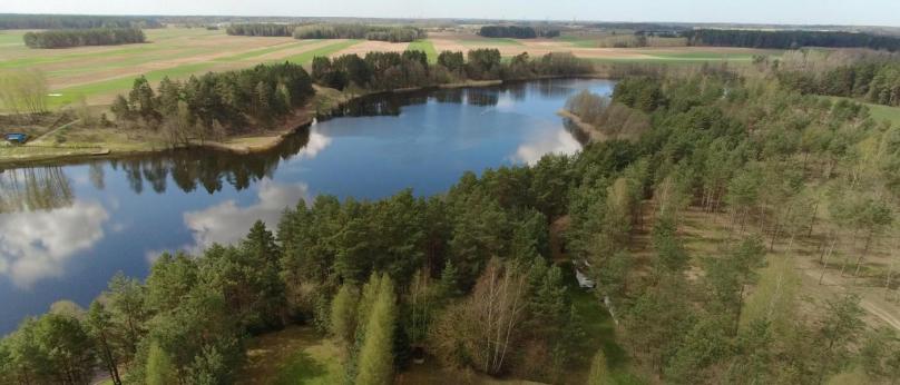 Działka z linią brzegową jeziora Bolesty, gm. Raczki 