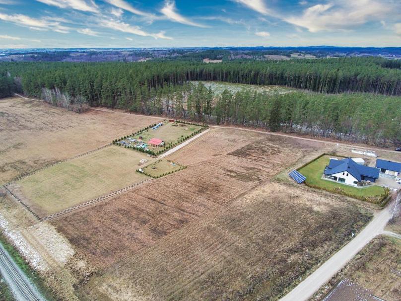 Działka pod zabudowę - 7680 m2, Okuniowiec, gm. Suwałki
