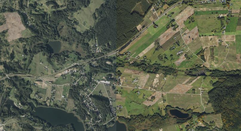 Okuniowiec gm. Suwałki, działka pod zabudowę zagrodową – 4828 m²