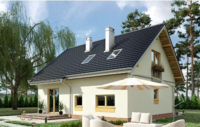 Ekonomiczny dom jednorodzinny 136 Centrum Suwałk